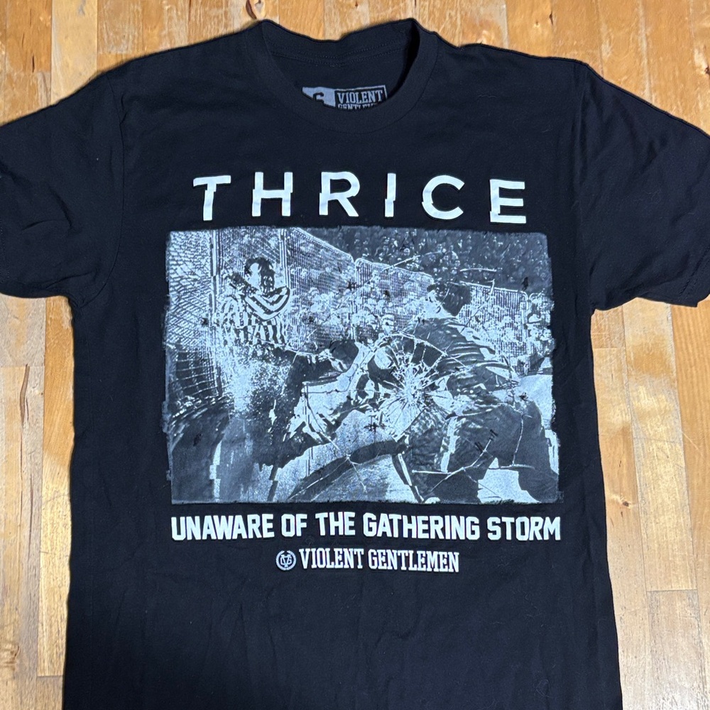 Thrice Band Black Graphic T-Shirt